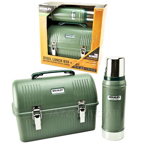 stanley steel lunch box combo|stanley lunch box with flask.